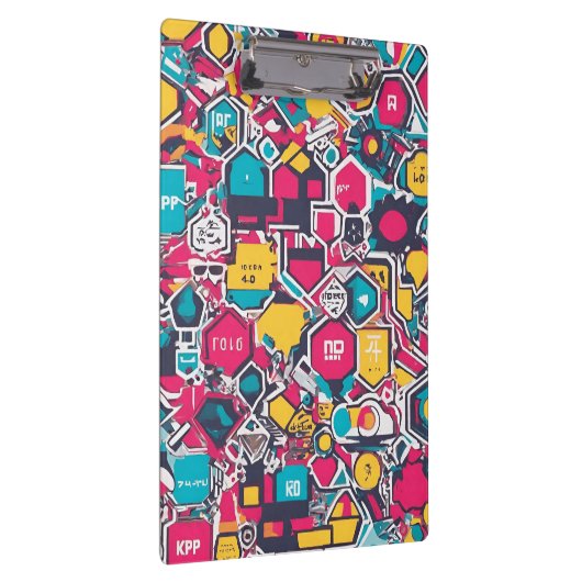 Niedliches ästhetisches Design Klemmbrett (Rechts)