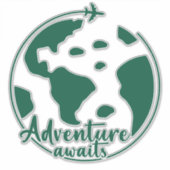 Niedliches ästhetisches Reiseangebot Aufkleber (Vorderseite)