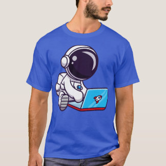 Niedliches Astronaut-Notebook T-Shirt