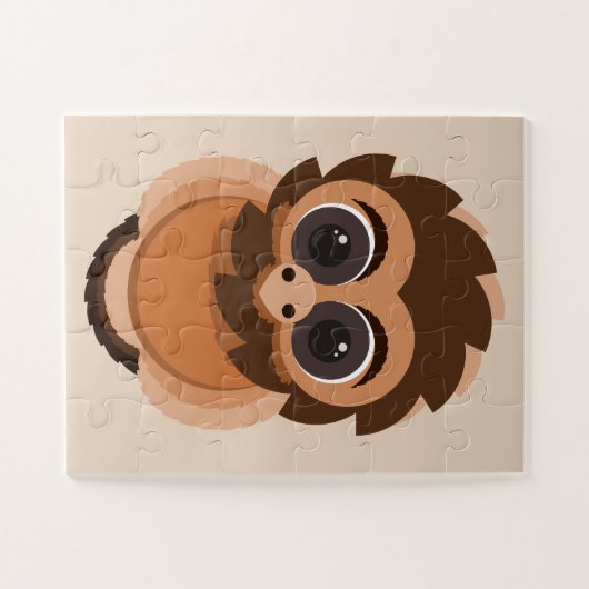 Niedliches Augenpuzzle Puzzle (Horizontal)