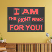 Niedliches Ausdrucksdesign "Liebe Life". Jetzt kau Leinwanddruck (Insitu (Wohnzimmer))