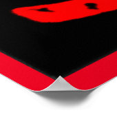 Niedliches Ausdrucksdesign "Sinn machen" Jetzt kau Poster (Ecke)