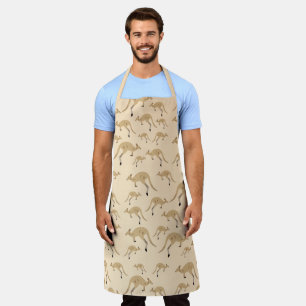 Niedliches australisches Kangaroo-Muster Schürze