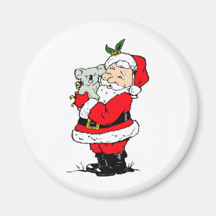 Niedliches australisches Weihnachten Sankt mit Magnet