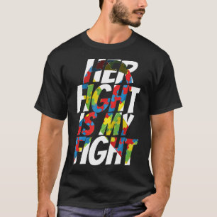 Niedliches Autistisches Bewusstsein für ihr Puzzle T-Shirt