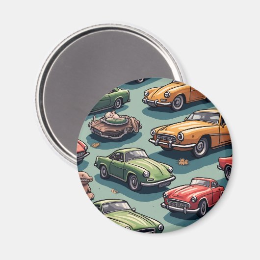 Niedliches Auto Magnet (Vorderseite/Rückseite)