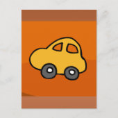 NIEDLICHES AUTO POSTKARTE (Vorderseite)