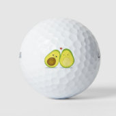 Niedliches Avocado Golfball (Vorderseite)