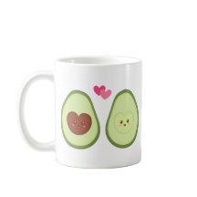 Niedliches Avocado-Paar in der Liebe, meine andere