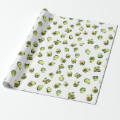 Niedliches Avocadopapier Geschenkpapier (Ungerollt)