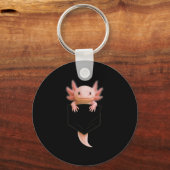 Niedliches Axolotl Cket Funny für Männer Frauen Te Schlüsselanhänger (Vorderseite)