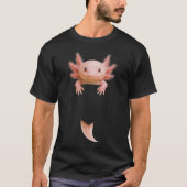 Niedliches Axolotl Cket Funny für Männer Frauen Te T-Shirt (Vorderseite)