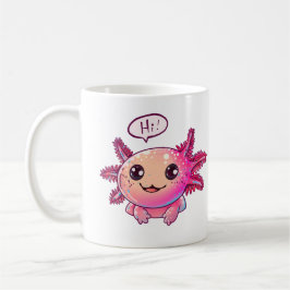Niedliches Axolotl-Comic im Cartoon-Stil Kaffeetasse