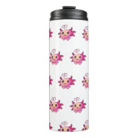 Niedliches Axolotl-Comic im Cartoon-Stil