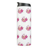 Niedliches Axolotl-Comic im Cartoon-Stil Thermosbecher (Nach rechts gedreht)