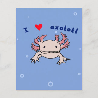 Niedliches Axolotl-Geschenk| Axolotl für Valentine