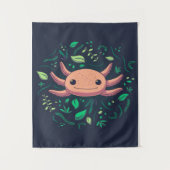 Niedliches Axolotl-Geschenk| Axolotl zum Geburtsta Wandteppich (Vorderseite)