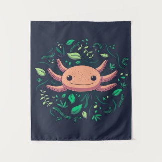 Niedliches Axolotl-Geschenk| Axolotl zum Geburtsta Wandteppich