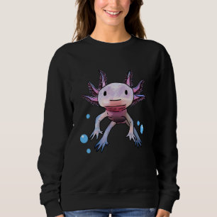 Niedliches Axolotl Kids Jugend Amphibien Mexikanis Sweatshirt