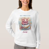 Niedliches Axolotl Long Sleeved Tshirt Geschenk (Vorderseite)
