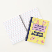 Niedliches Axolotl-Muster für Primär-Komposition-N Notizblock (Innenseite)