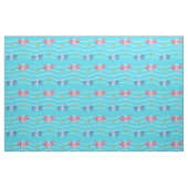 Niedliches Axolotl unter Wasser Stoff (Fat Quarter (45,7 x 55,9 cm))