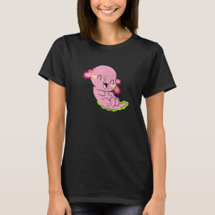 Niedliches Axolotl Walking Fisch Amphibien Kinderm T-Shirt