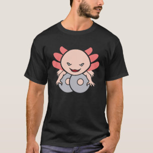 Niedliches Axolotspiel Cymbals Schlagzeug Cymbals  T-Shirt