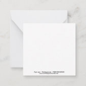 Niedliches AYE-AYE - Lemur - Primat - wild Mitteilungskarte (Rückseite)