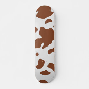 Niedliches Ayrshire Kuh-Muster Skateboard
