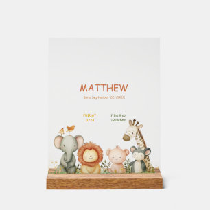 Niedliches Baby Acrylschild