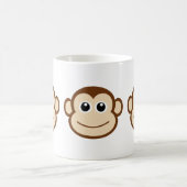 Niedliches Baby-Affe-Gesicht Verwandlungstasse (Mittel)