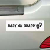 Niedliches Baby an Bord Autoaufkleber (Auf Auto)