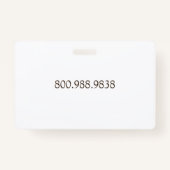 Niedliches Baby auf Waage Doula Ausweis (Rückseite)