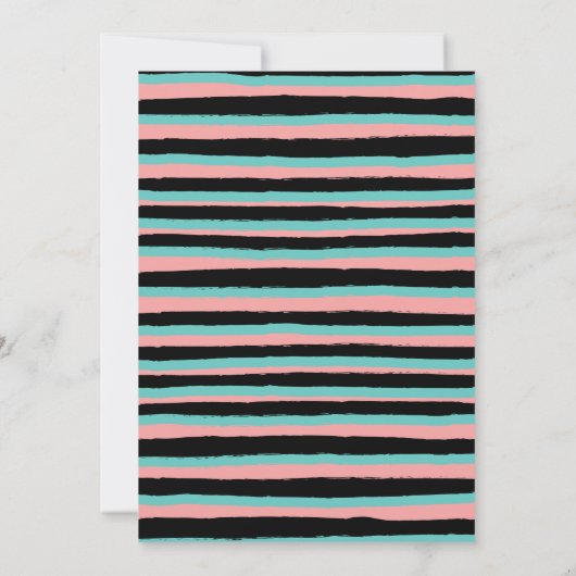 Niedliches Baby aus Boo-y oder Ghoul Gender Reveal Einladung (Rückseite)