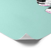 Niedliches Baby Baby Dusche Begrüßungszeichen Poster (Ecke)