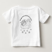 Niedliches Baby Baby T-shirt (Rückseite)