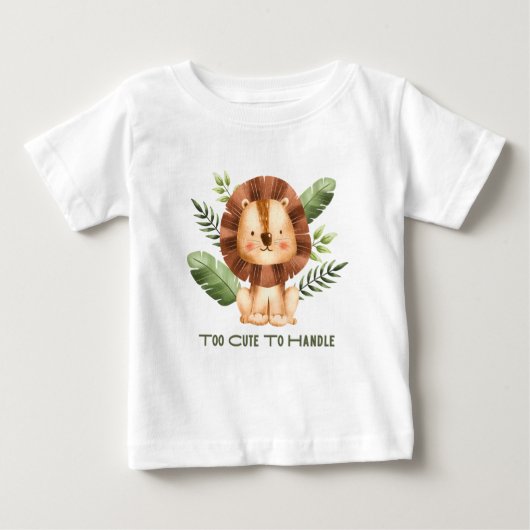 Niedliches Baby Baby T-shirt (Vorderseite)