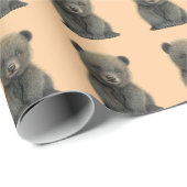 NIEDLICHES BABY-BAR-KOPFPAPIER GESCHENKPAPIER (Rolleneckpunkt)