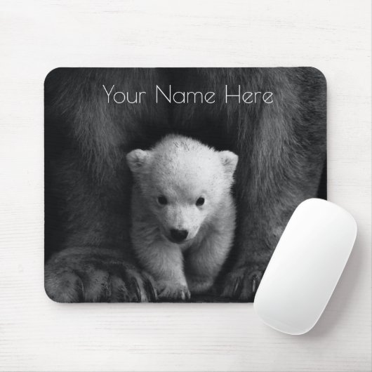 Niedliches Baby Bear Personalisiert Mouse Pad Mousepad (Mit Mouse)