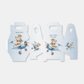 Niedliches Baby Bear Pilot Blue Flugzeug Schöne Geschenkschachtel (Ungefaltet)