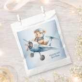 Niedliches Baby Bear Pilot Blue Flugzeug Schöne Geschenktütchen (Ausgeschnitten)