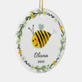 Niedliches Baby Bee Ornament | Babyduschgeschenk (Rechts)