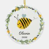 Niedliches Baby Bee Ornament | Babyduschgeschenk (Vorne)