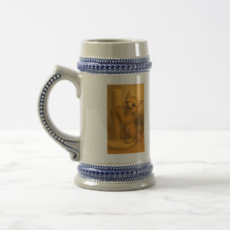 Niedliches Baby Big eye Gänin Kratzen Post Fantasy Bierglas