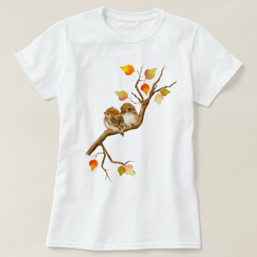 Niedliches Baby Birds T Shirt (Design vorne)
