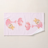 Niedliches Baby-Bunny im Herzen Badhandtuch Set (Handtuch)