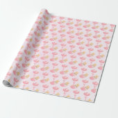 Niedliches Baby-Bunny im Herzen-Blanket-Muster Geschenkpapier (Ungerollt)