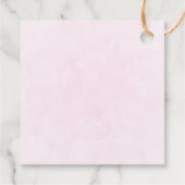 Niedliches Baby-Bunny im Herzen Geschenkanhänger (Rückseite)