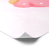 Niedliches Baby-Bunny im Herzen Poster (Ecke)